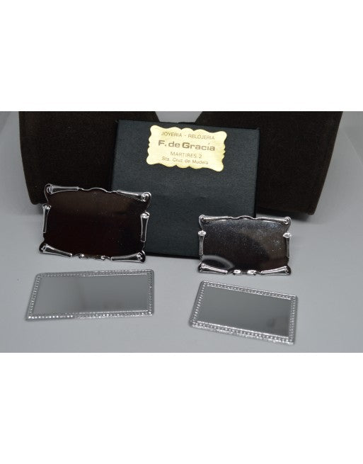 Plaquitas en aluminio (brillo) para pequeños textos