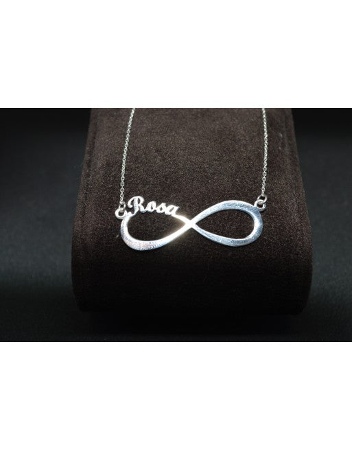 Collar  - gargantilla infinito con nombre