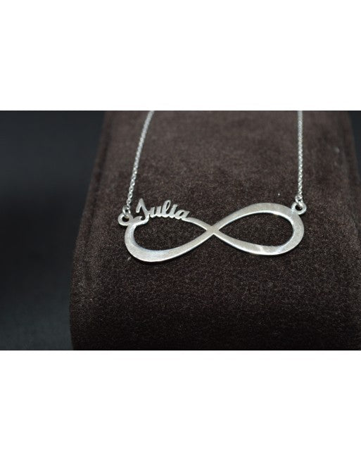 Collar  - gargantilla infinito con nombre
