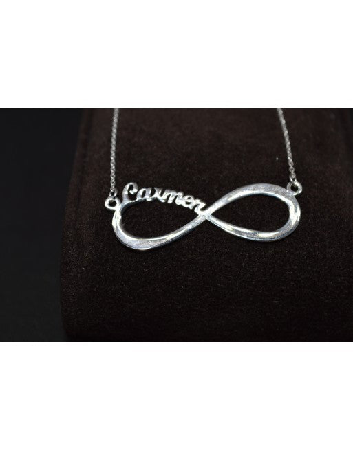 Collar  - gargantilla infinito con nombre
