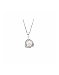 Collar Perla Lotus Silver