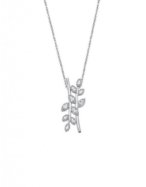 Collar Ramas Lotus Silver