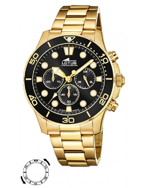 Crono en acero chapado, tipo rolex, coleccion especial, modelo registrado