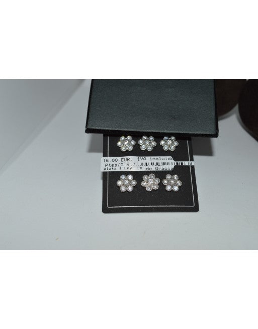 pendientes flor