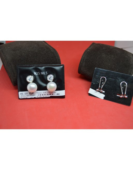 Pendientes de perla cultivada