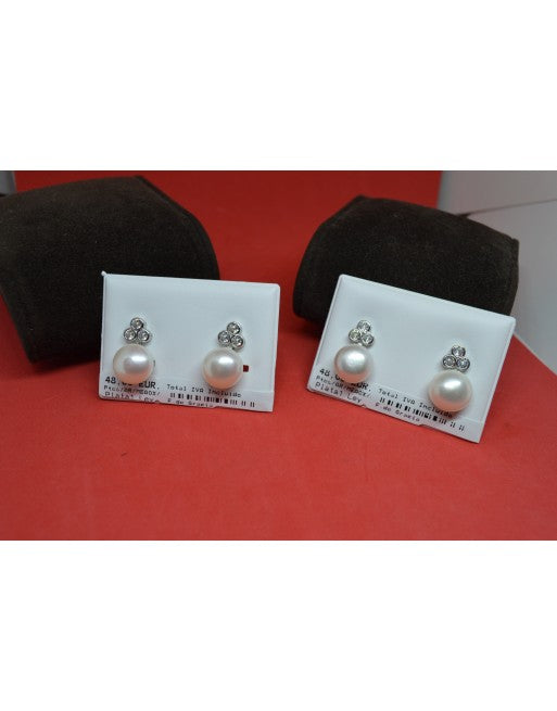 Pendientes de perla cultivada