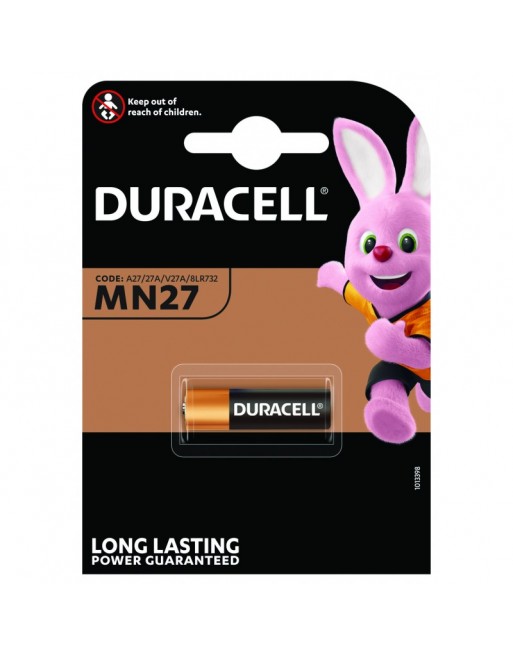Pila Duracell MN - 27, de 12 voltios