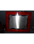 Placa en acero inoxidable