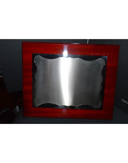 Placa en acero inoxidable