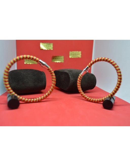 Pulsera Bandera de España, en Plata de 1ª Ley