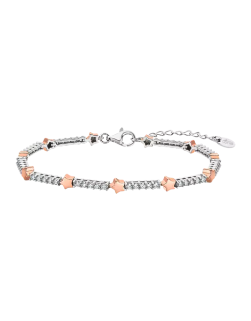 Pulsera Flor Lotus Silver Plata, Mujer