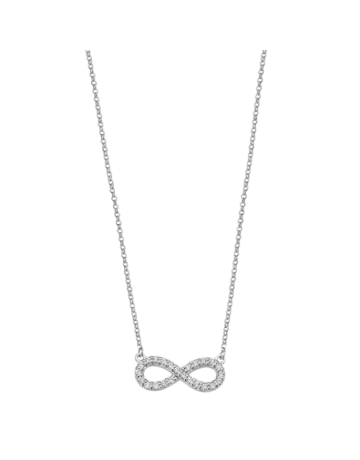 Collar Infinito Lotus Silver Plata, Mujer