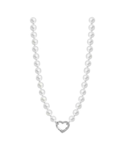 Collar Corazón Lotus Silver Plata, Mujer