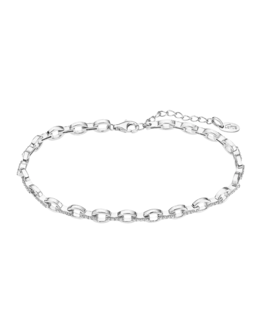 Pulsera Cadena Lotus Silver Plata, Mujer