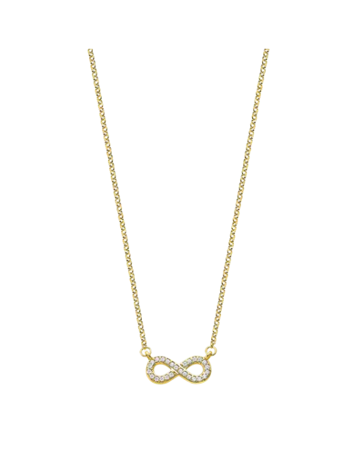 Collar Infinito Lotus Silver Plata, Mujer