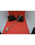 Pulsera tipo cadena transmisión moto de Plata de 1ª Ley