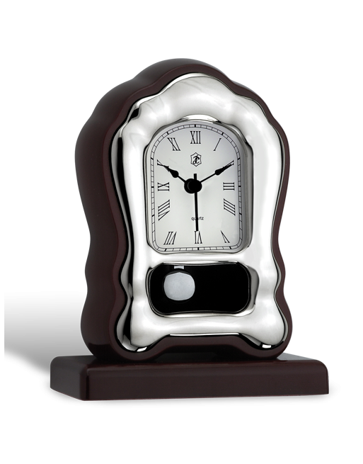 Reloj de Mesa Péndulo de Plata